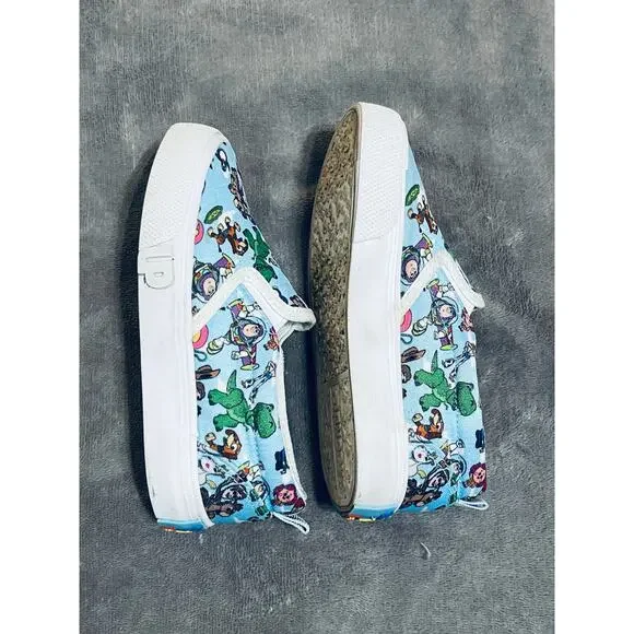 Disney Pixar's Toy Story Slip On Ground Up Shop Size 10 Sneaker Unisex Kid - Picture 7 of 7